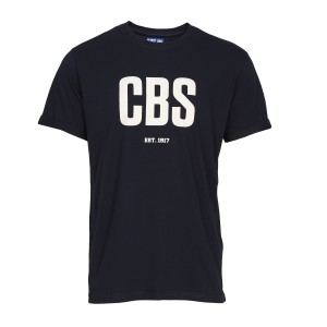 T-shirt - CBS Print - Navy_Front